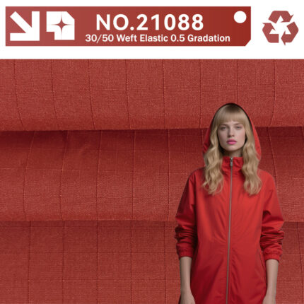 3050 Weft Elastic Check Fabric