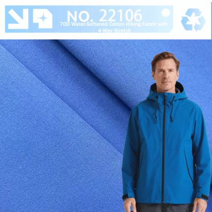 70D  4-Way Stretch Water-Softened Cotton Hiking Fabric