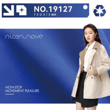 Matte Low-Elastic T400 3/3 Twill fabric