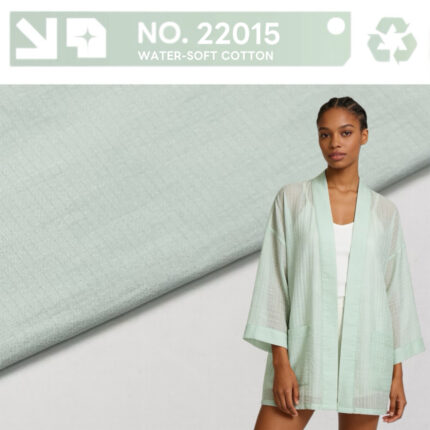 100S Water-Soft Cotton Striped Fabric